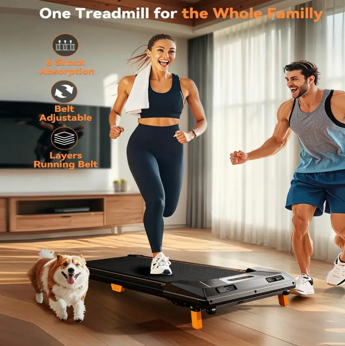 Indoor 4-in-1 Treadmill