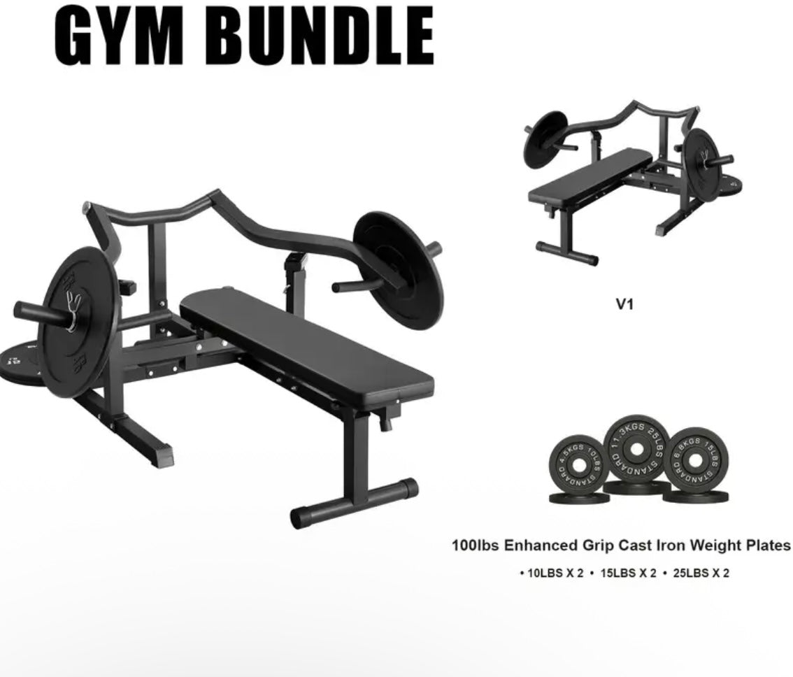 3-in-1 Chest Press with Weights