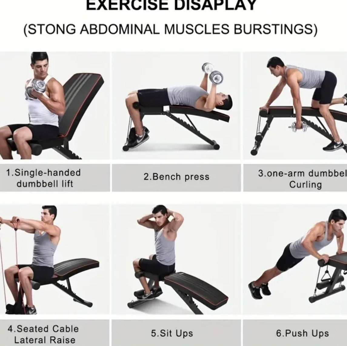 Foldable Dumbbell Bench