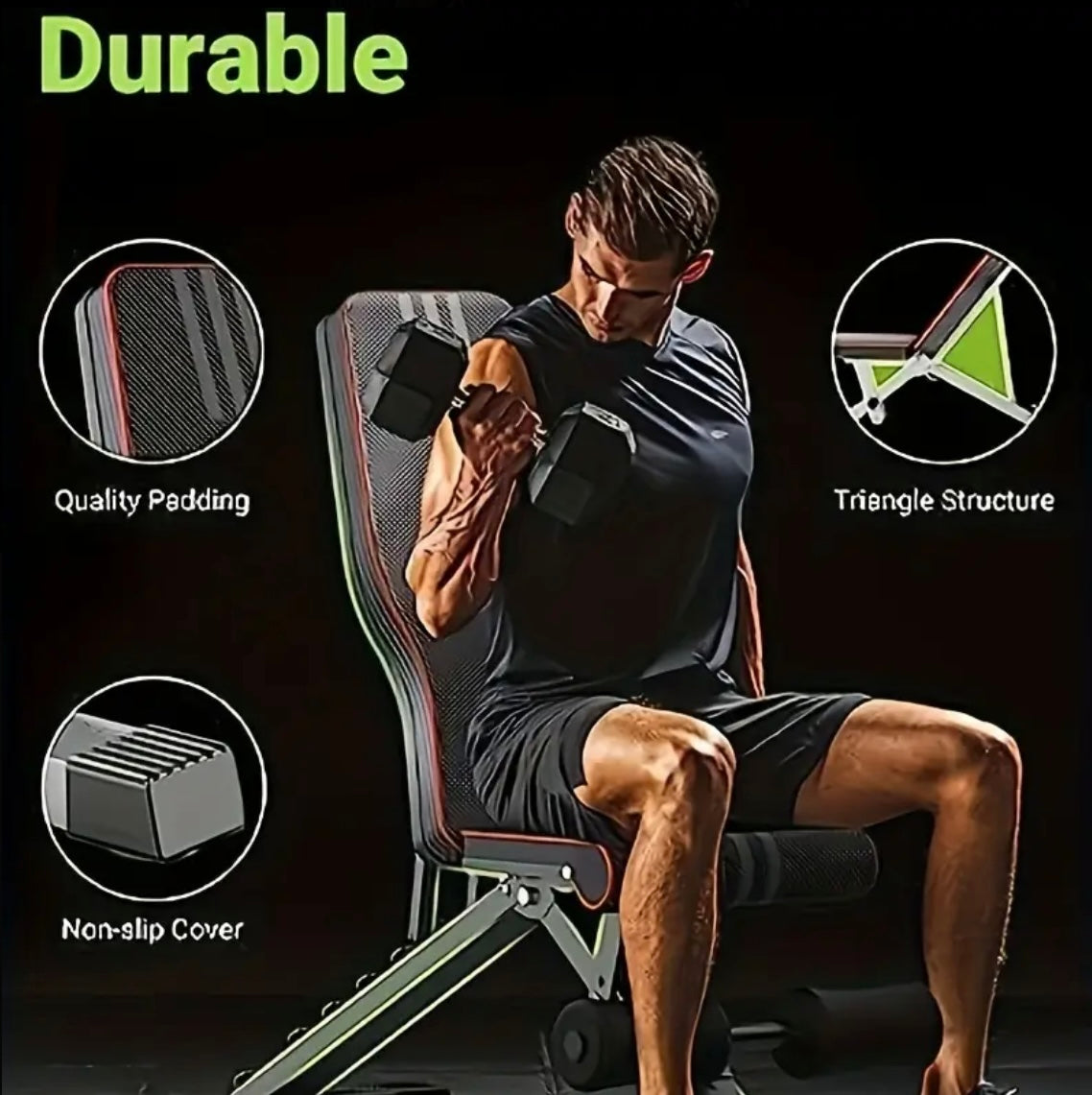 Foldable Dumbbell Bench