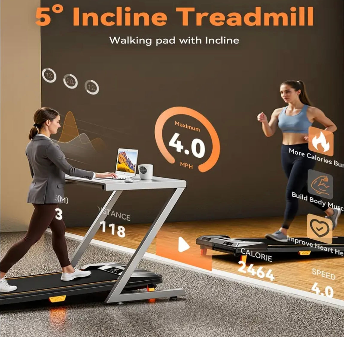 Indoor 4-in-1 Treadmill