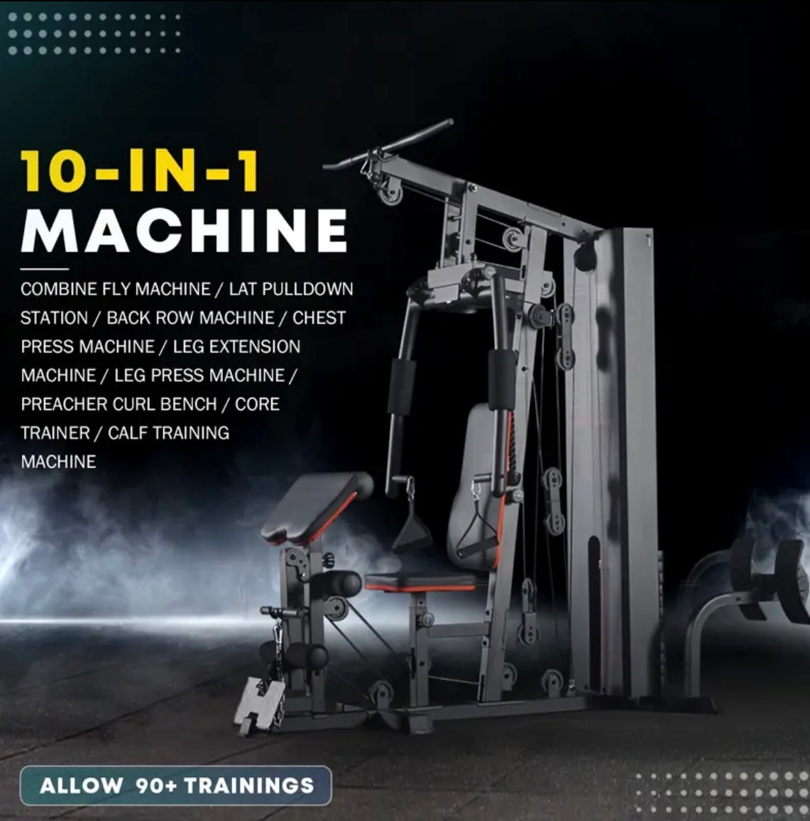 10-in-1 Home Gym Station