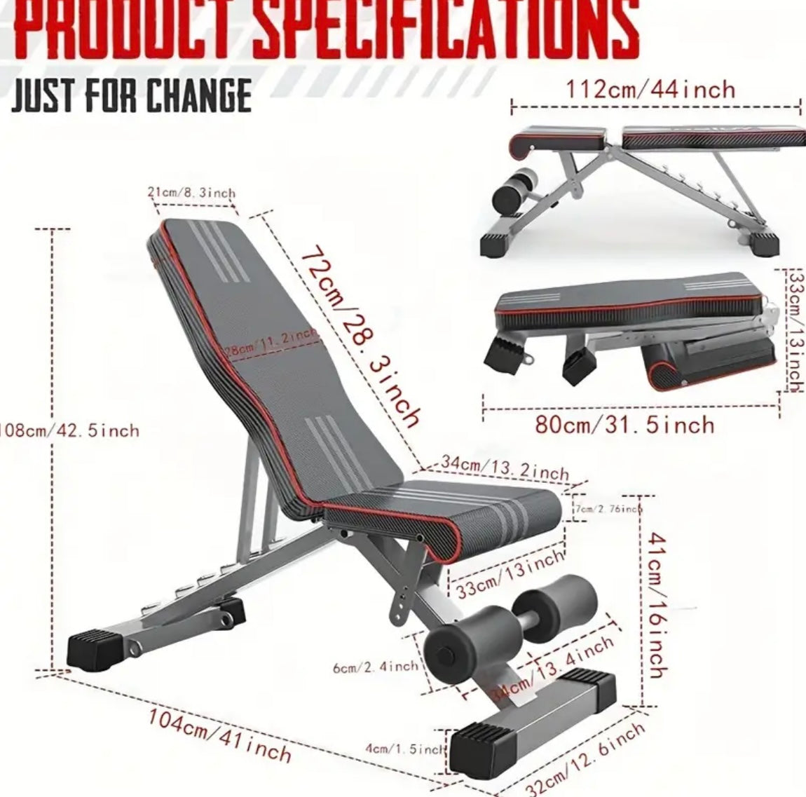 Foldable Dumbbell Bench